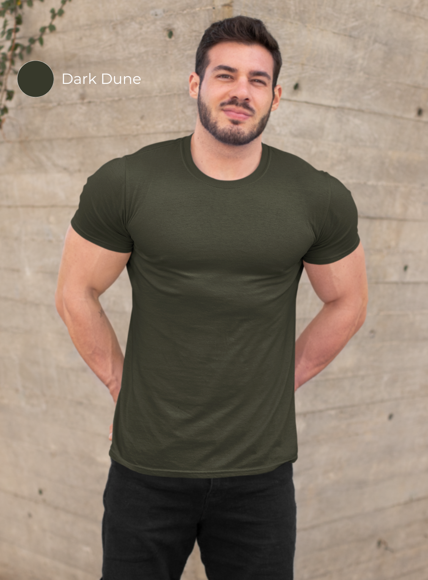 Pack of 7 Half Sleeves Crew Neck T-shirt