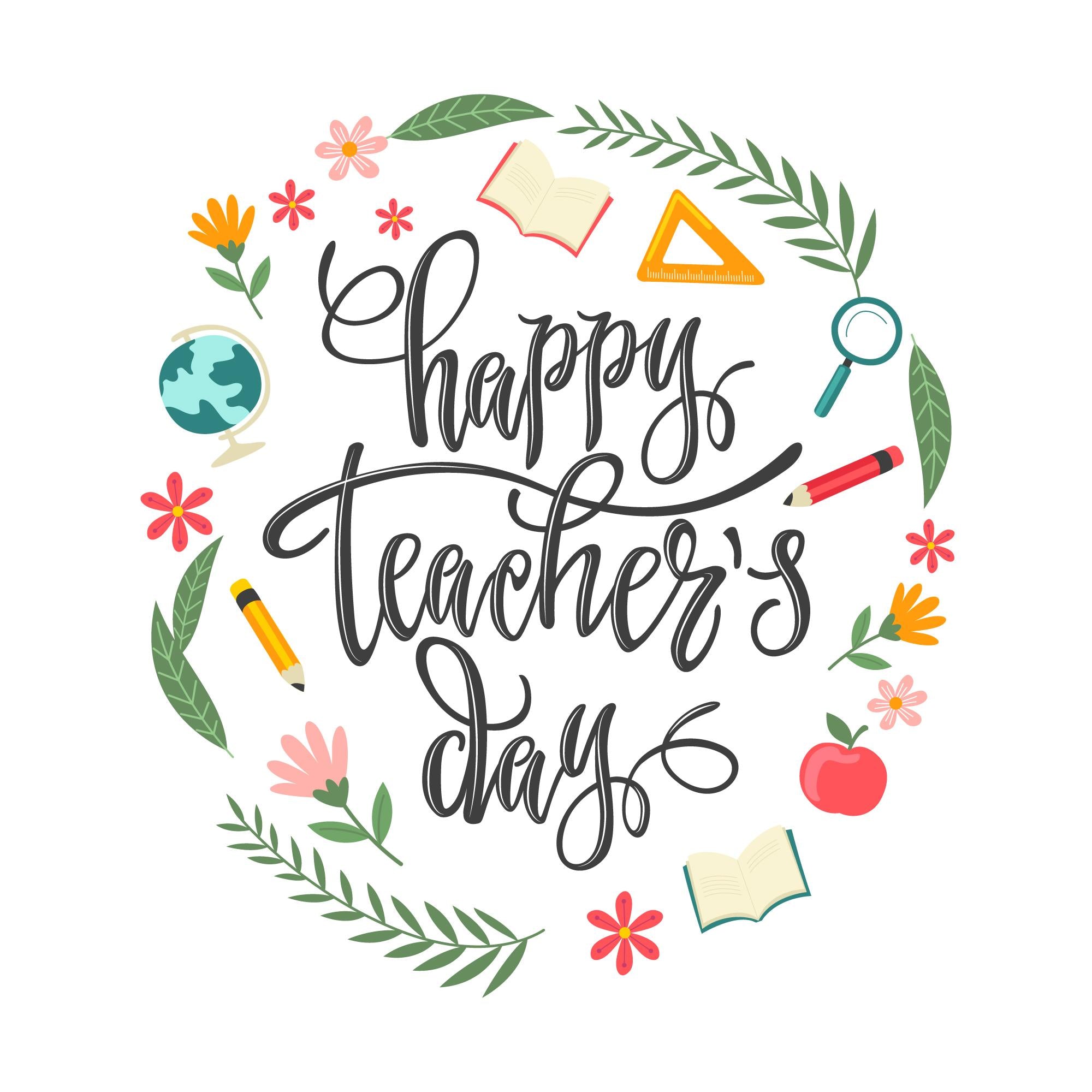 Happy Teachers' Day Custom T-Shirt Designs