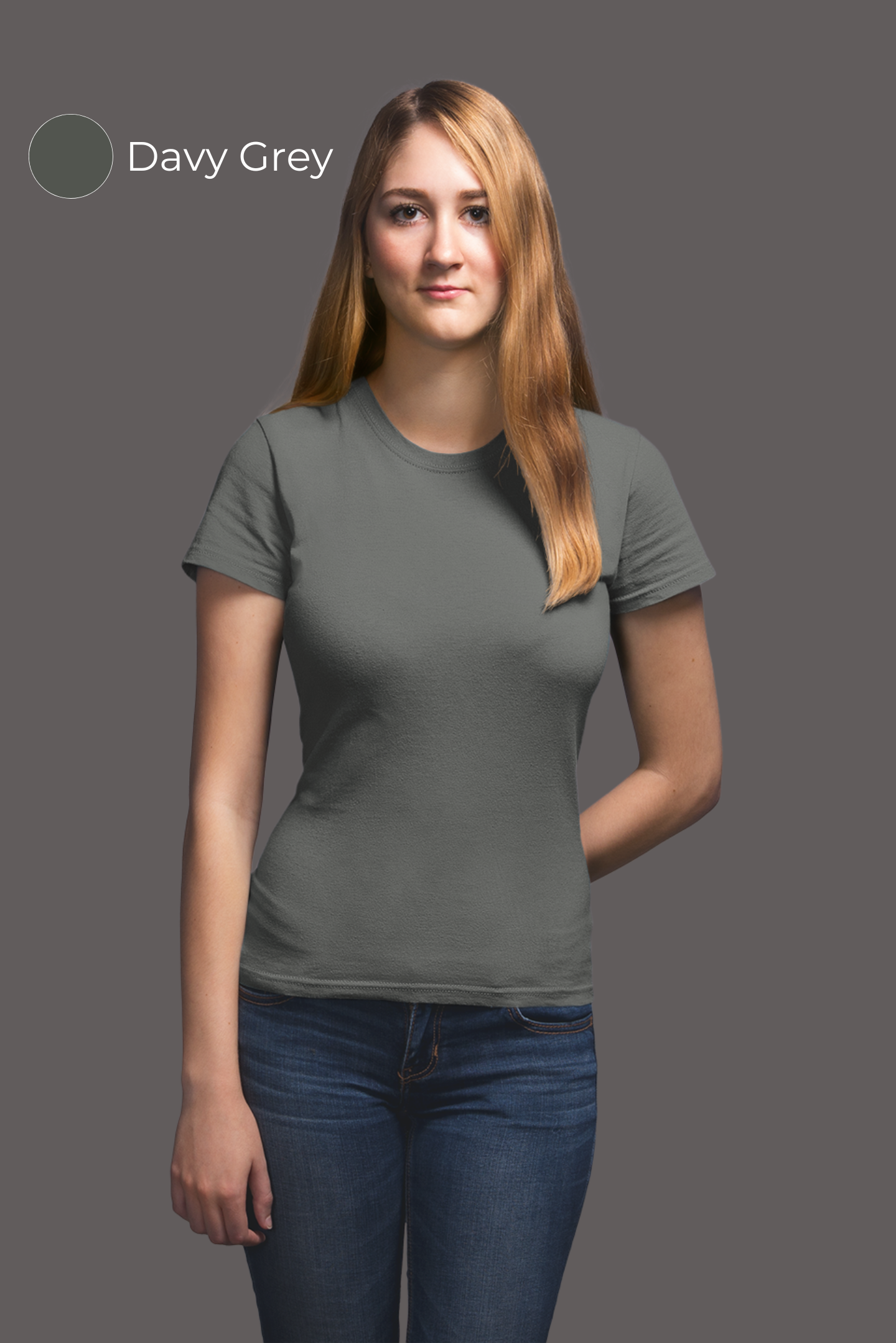 Women's Pack of 5  Half Sleeves Crew Neck T-shirt