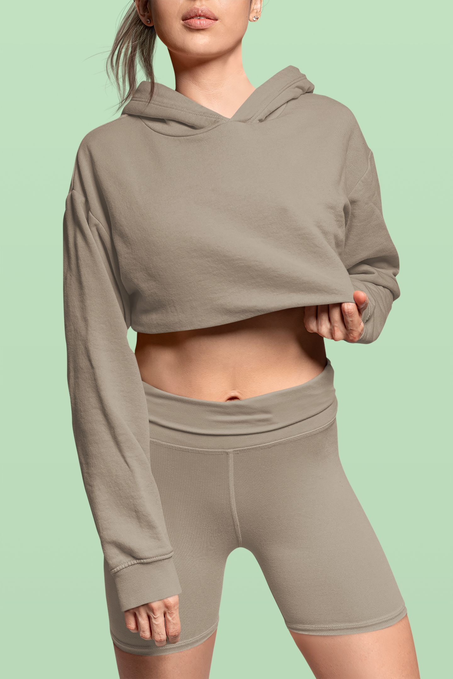 Arrowtown Color Women’s Crop Hoodie