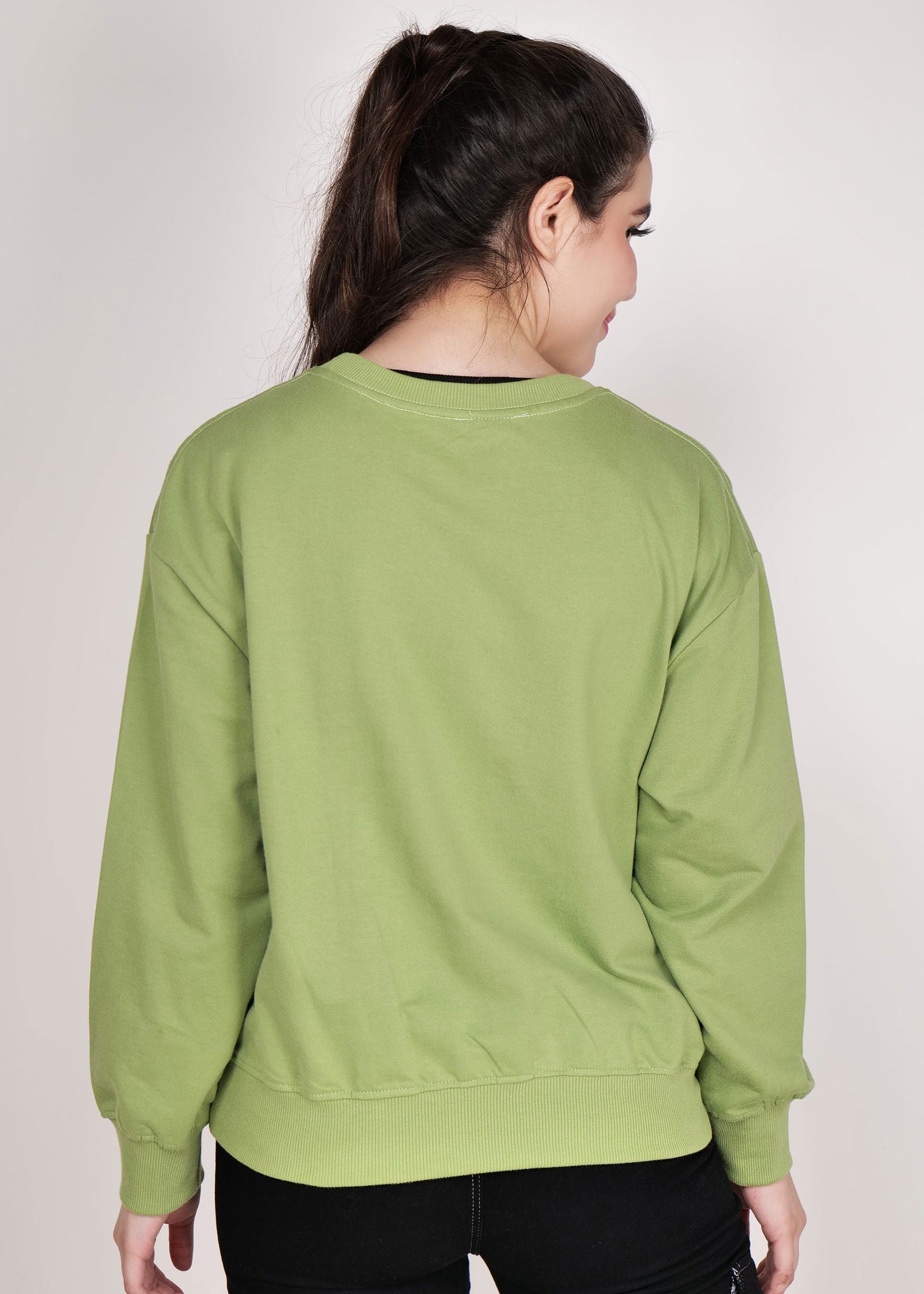 Women Sweatshirt Green - NAUTICON WEARABLES