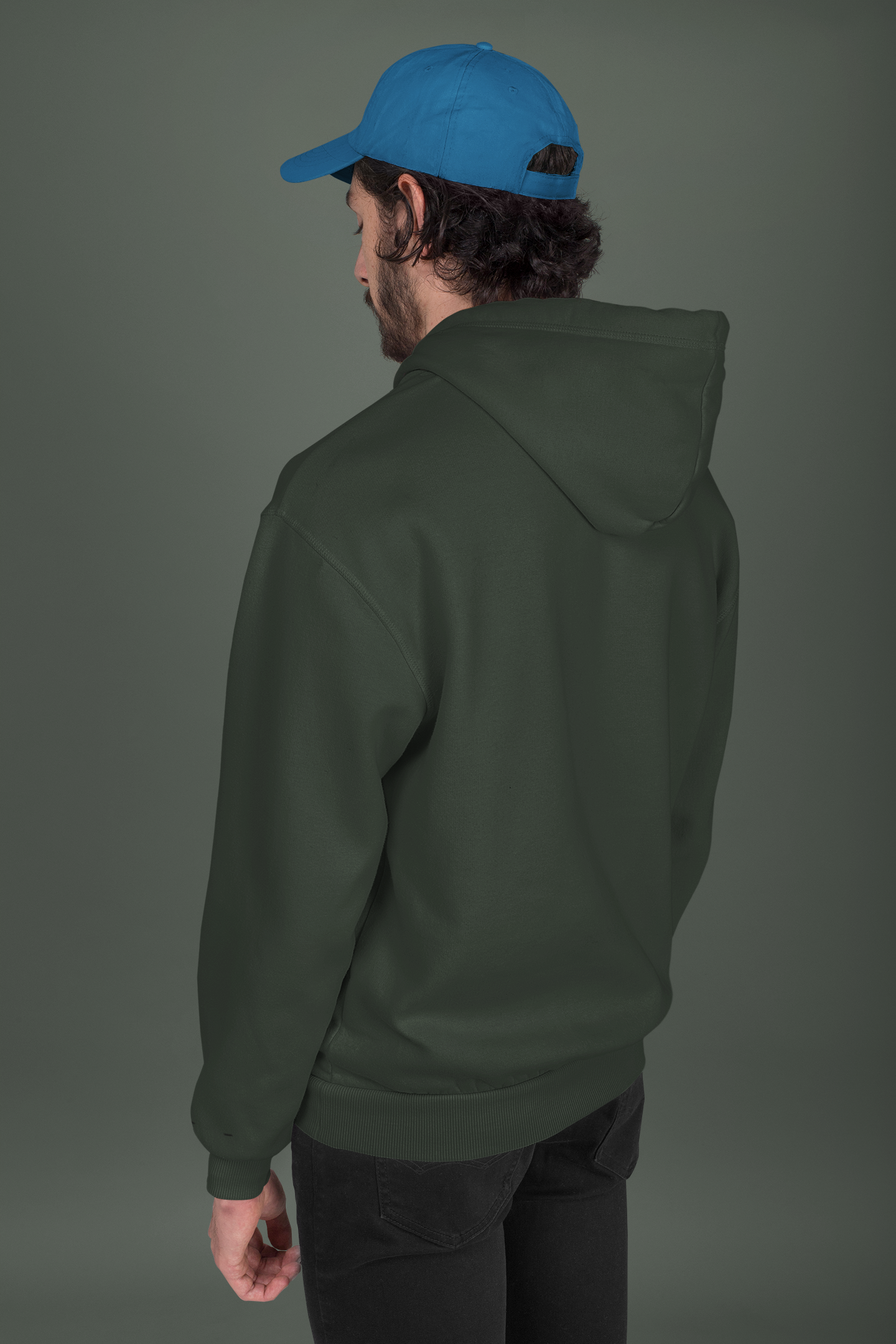 Men's Junglee Green Hoodie