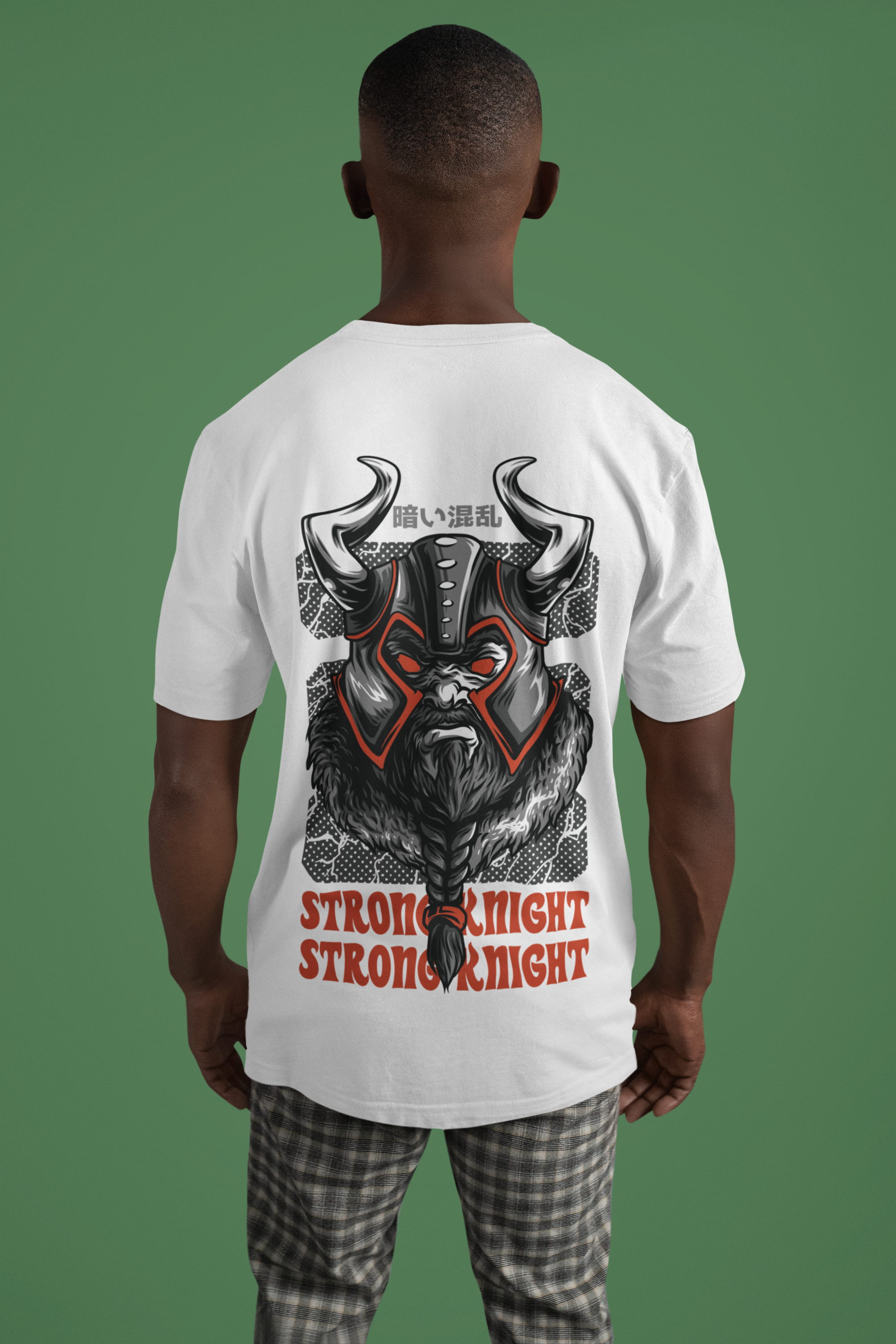 Strong Knight OFF WHITE Oversize T-Shirt Men