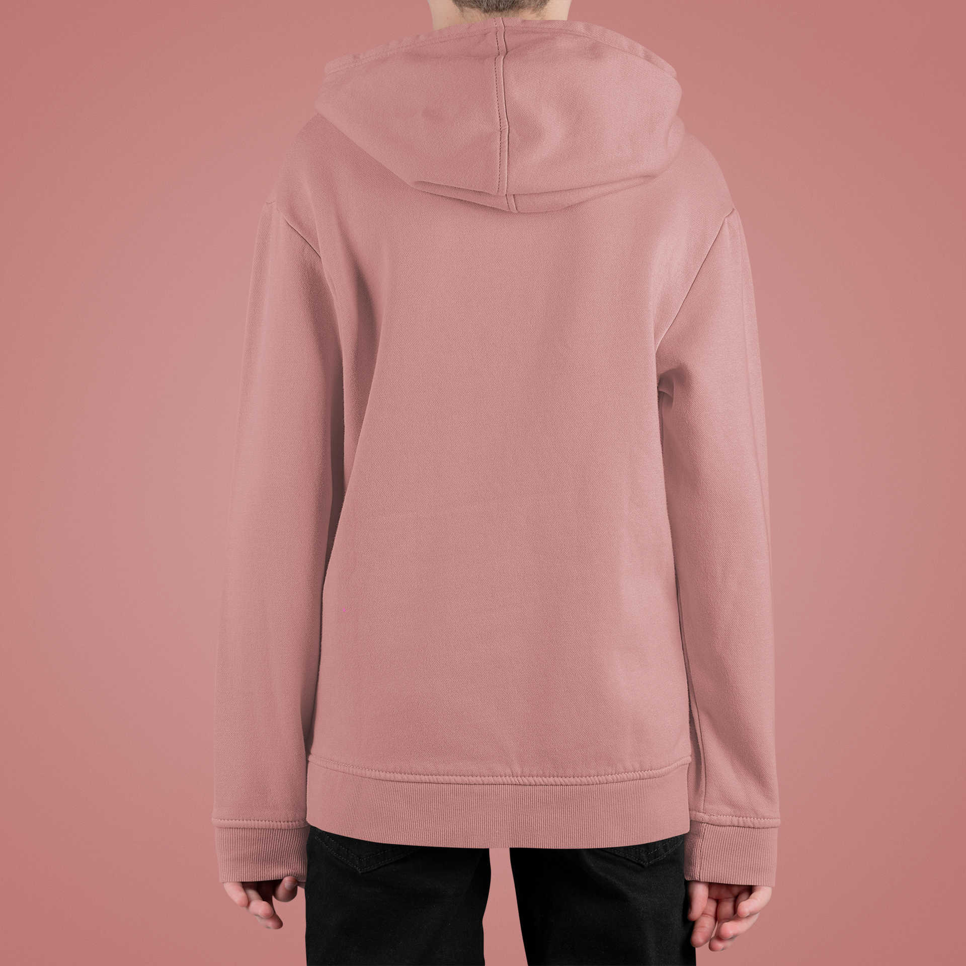 Boy's Pink Rose Hoodie