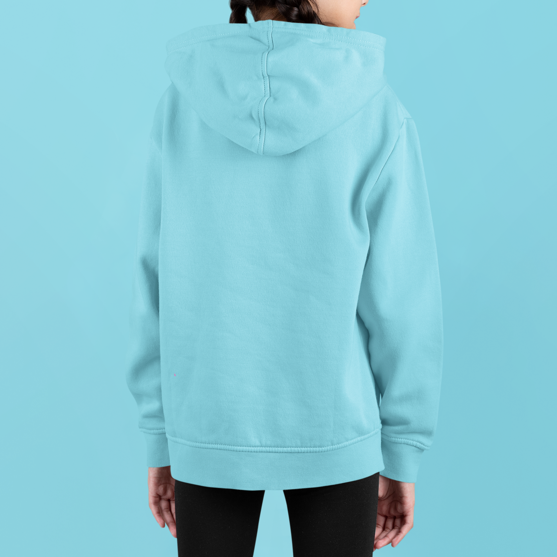 Girls Sky Blue Hoodie