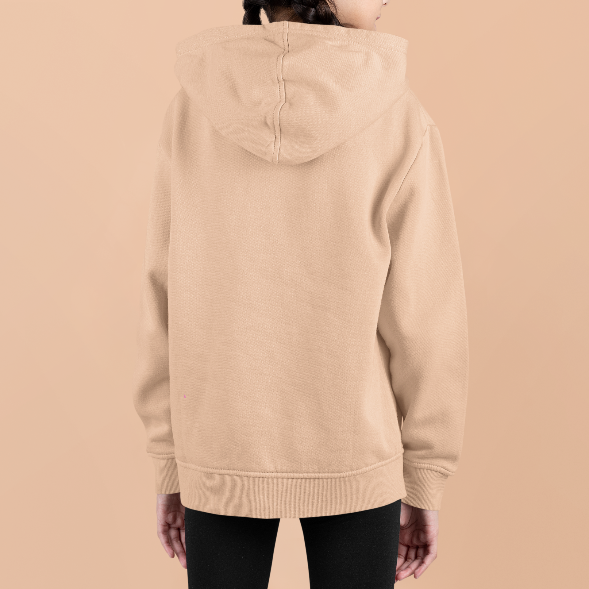 Girls Peach Hoodie