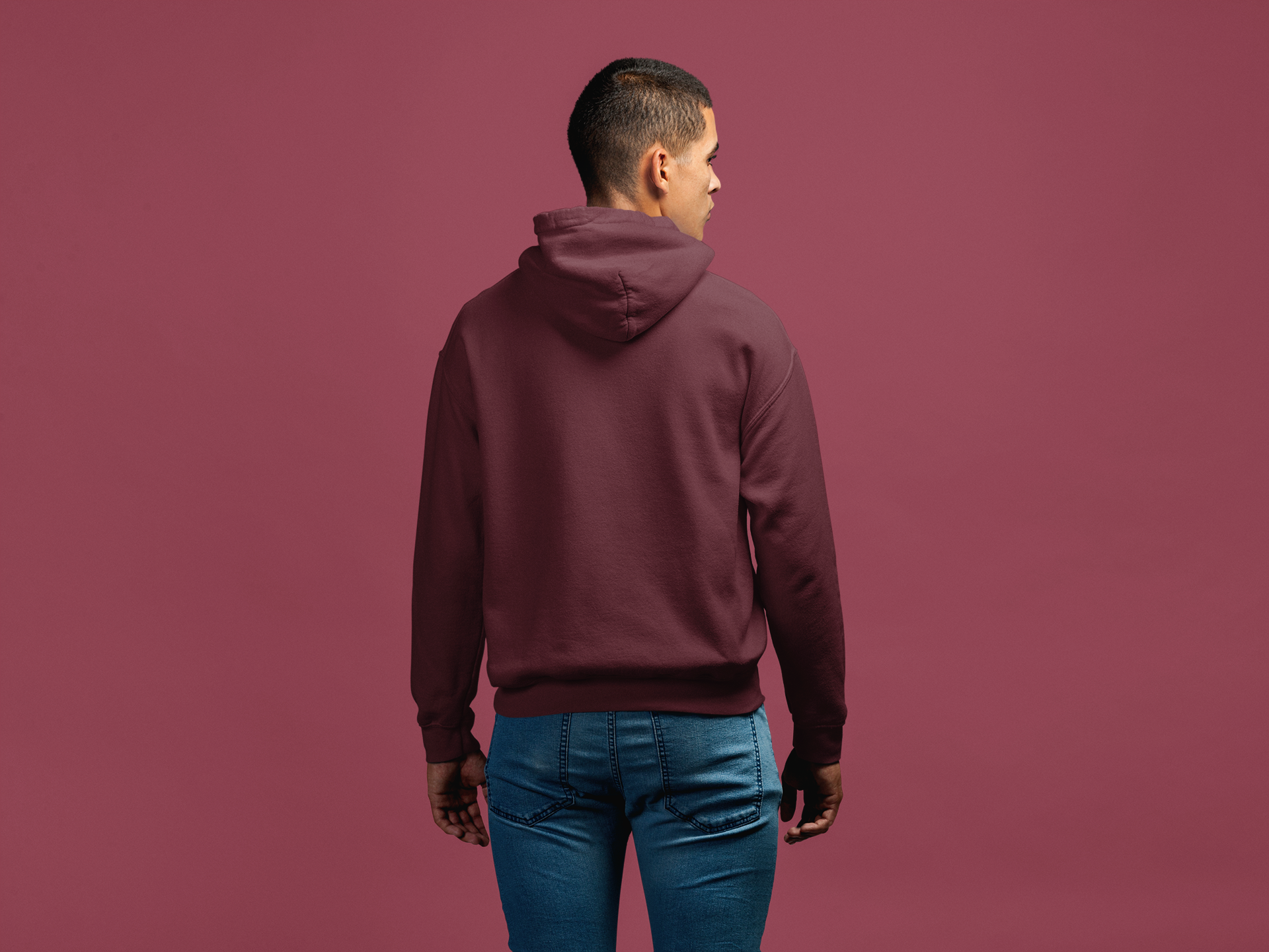 Men's Maroon Oak Hoodie