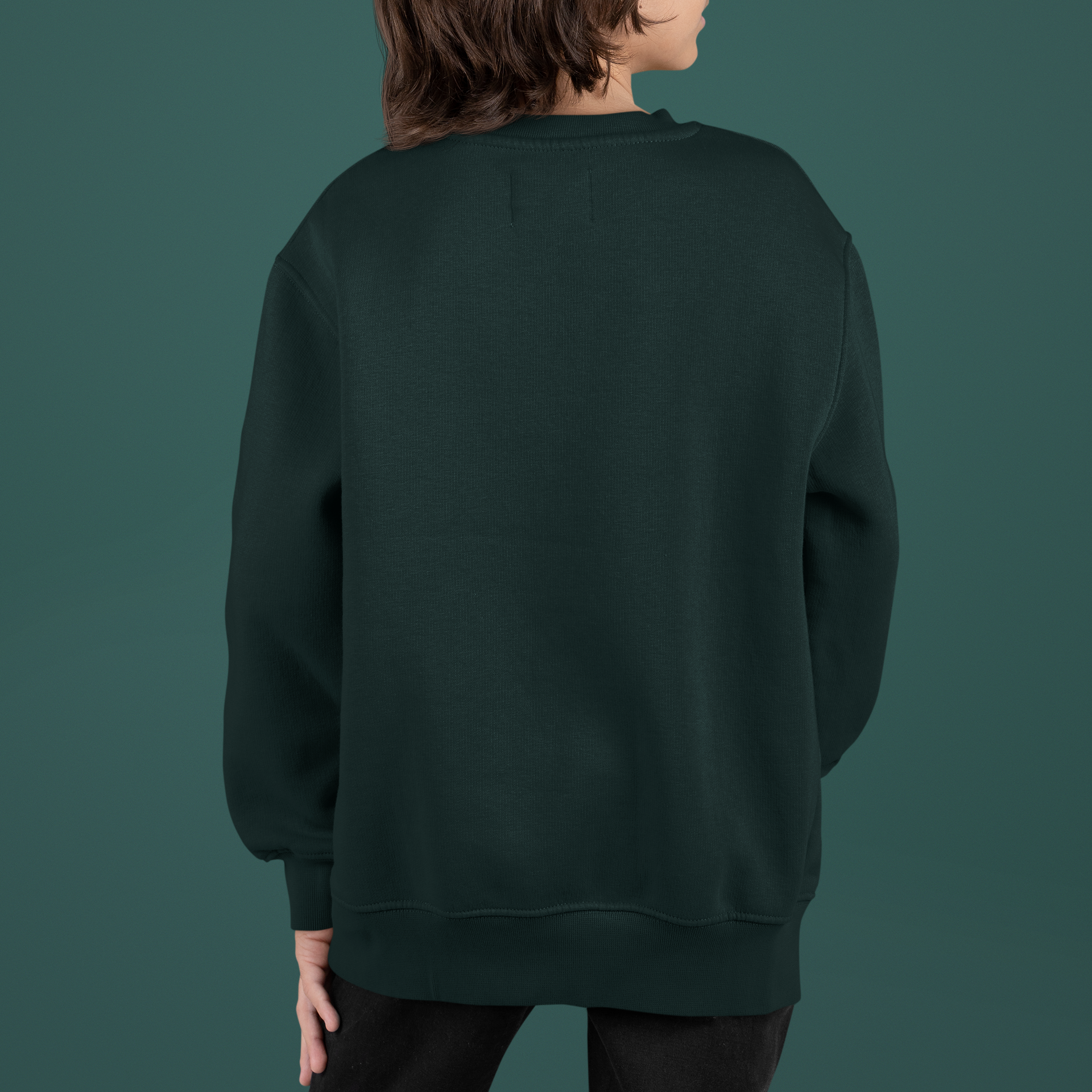 Boy's Bottle Green Sweatshirt