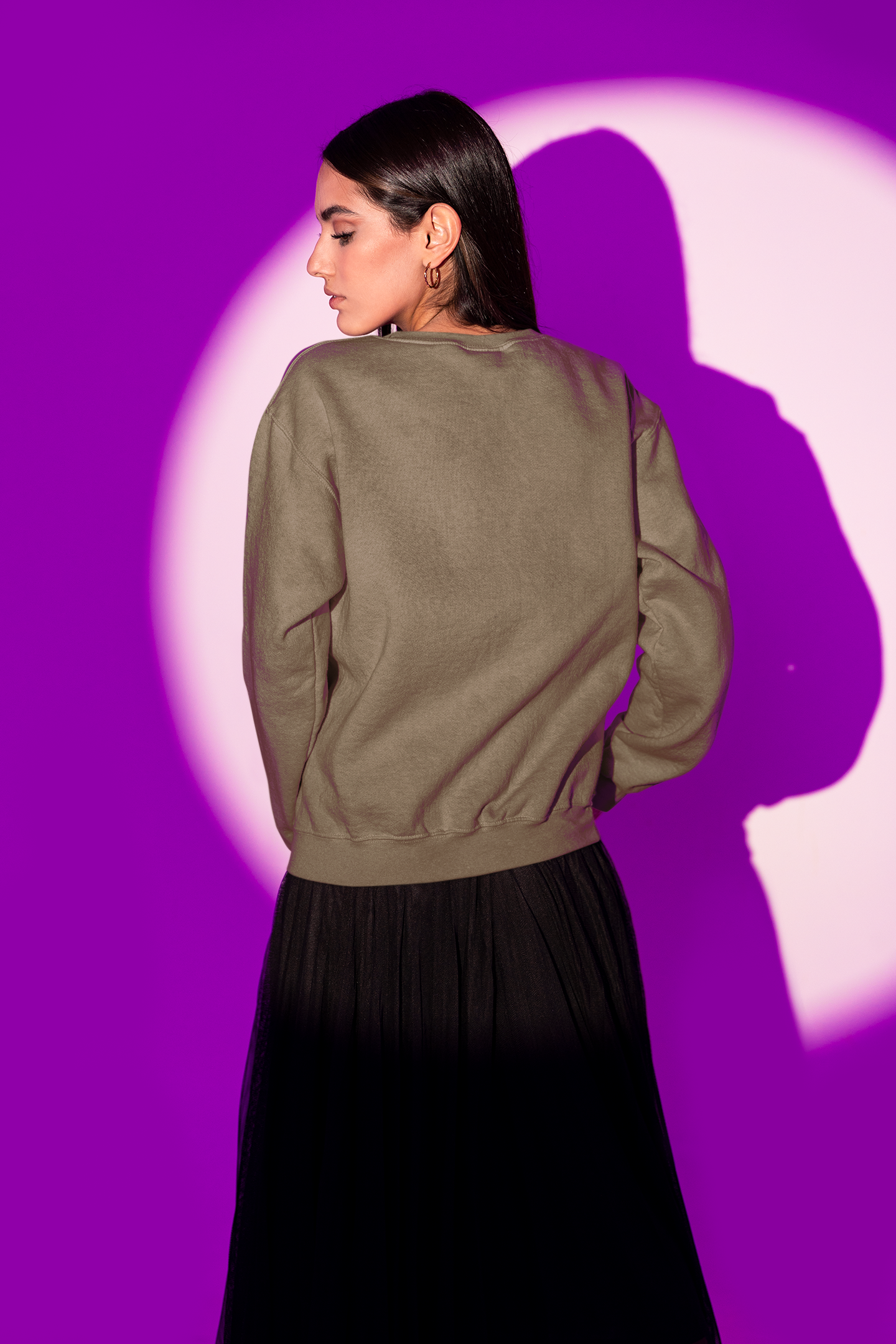 Women Sweatshirt/Tabacco Brown