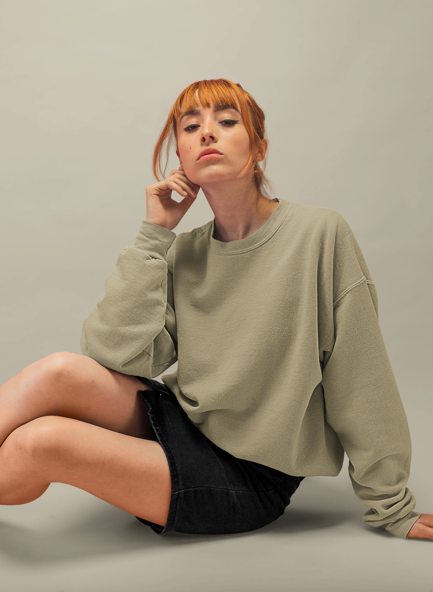 Women’s Muted Beige Sweatshirt