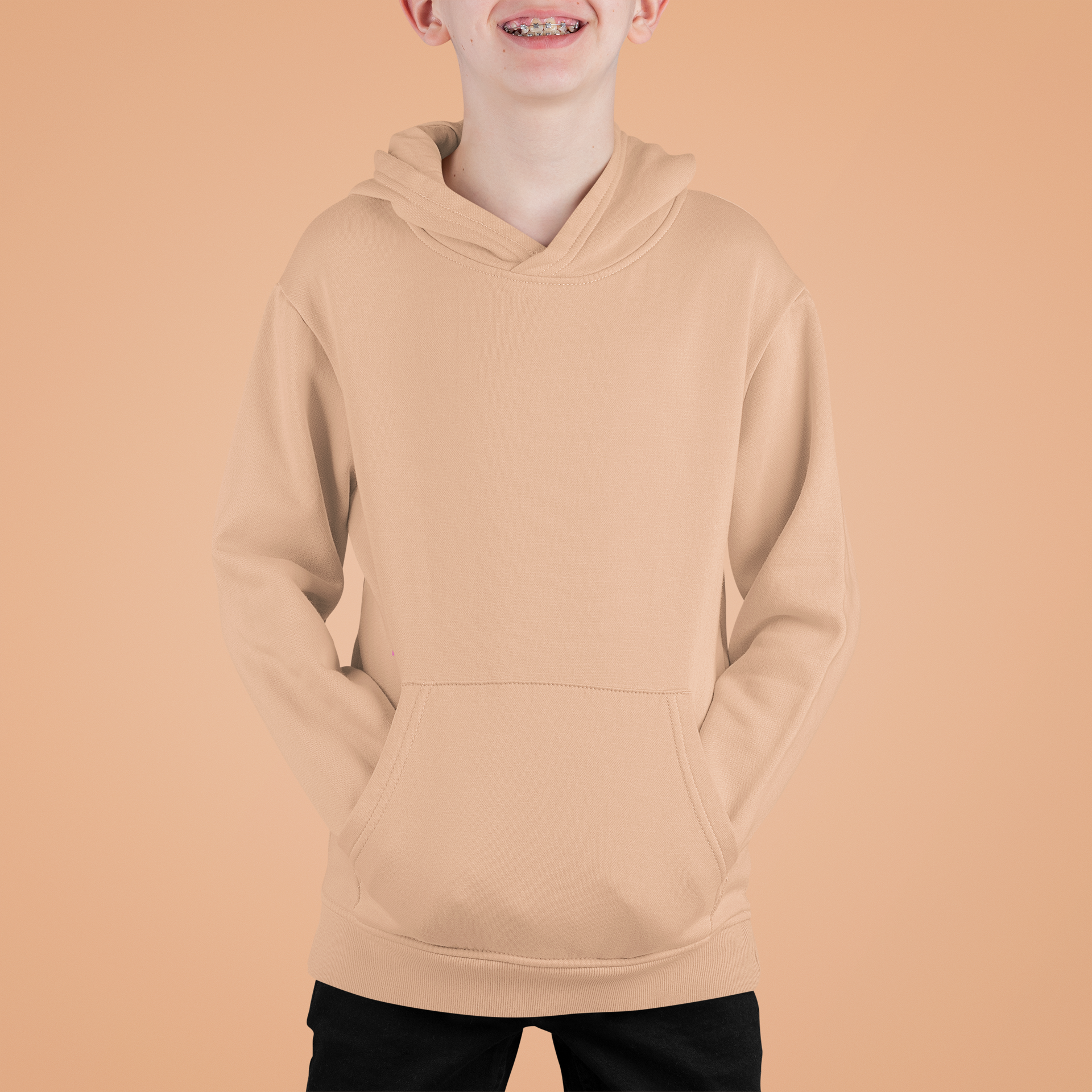 Boy's Peach Hoodie