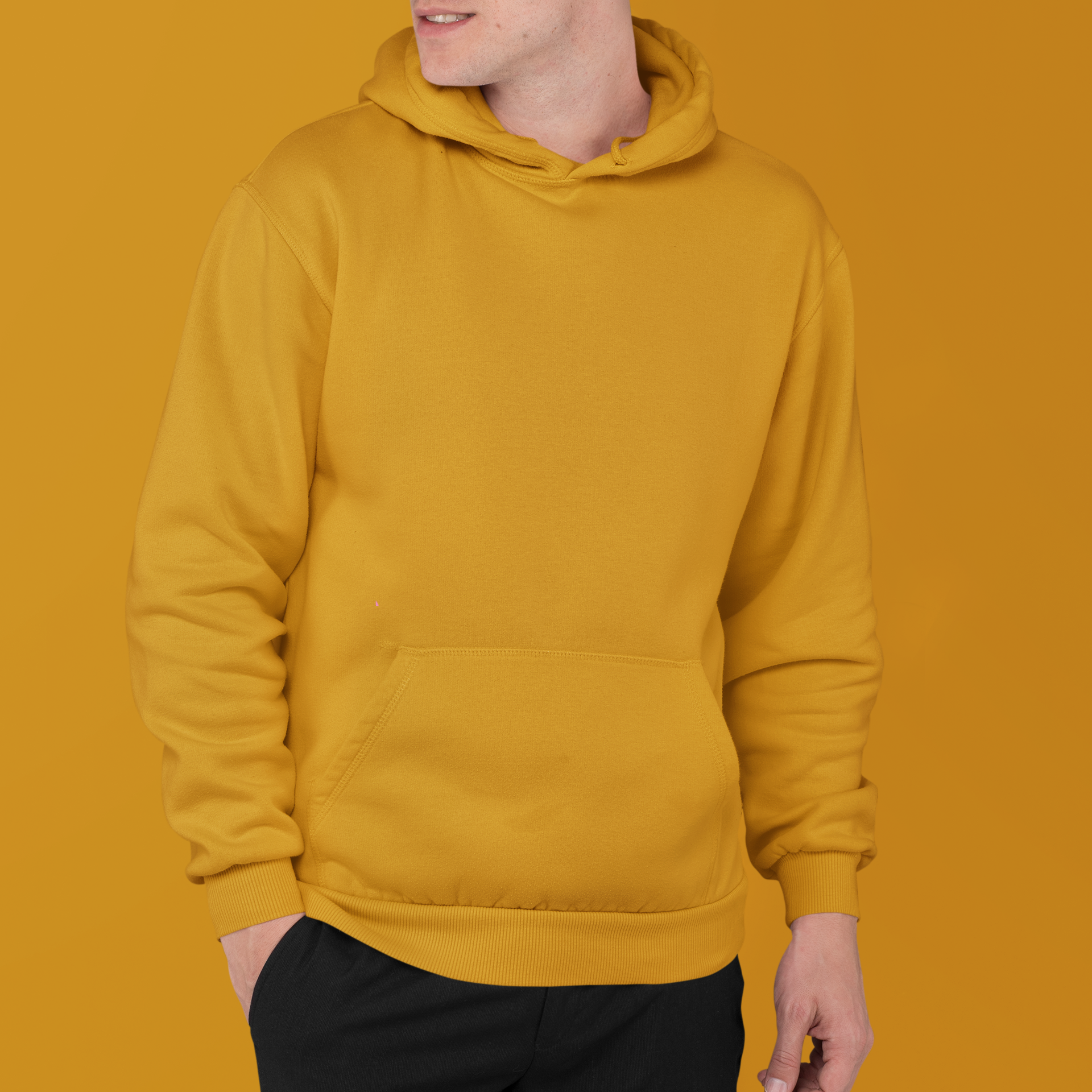 Boy's Mustard Brown Hoodie