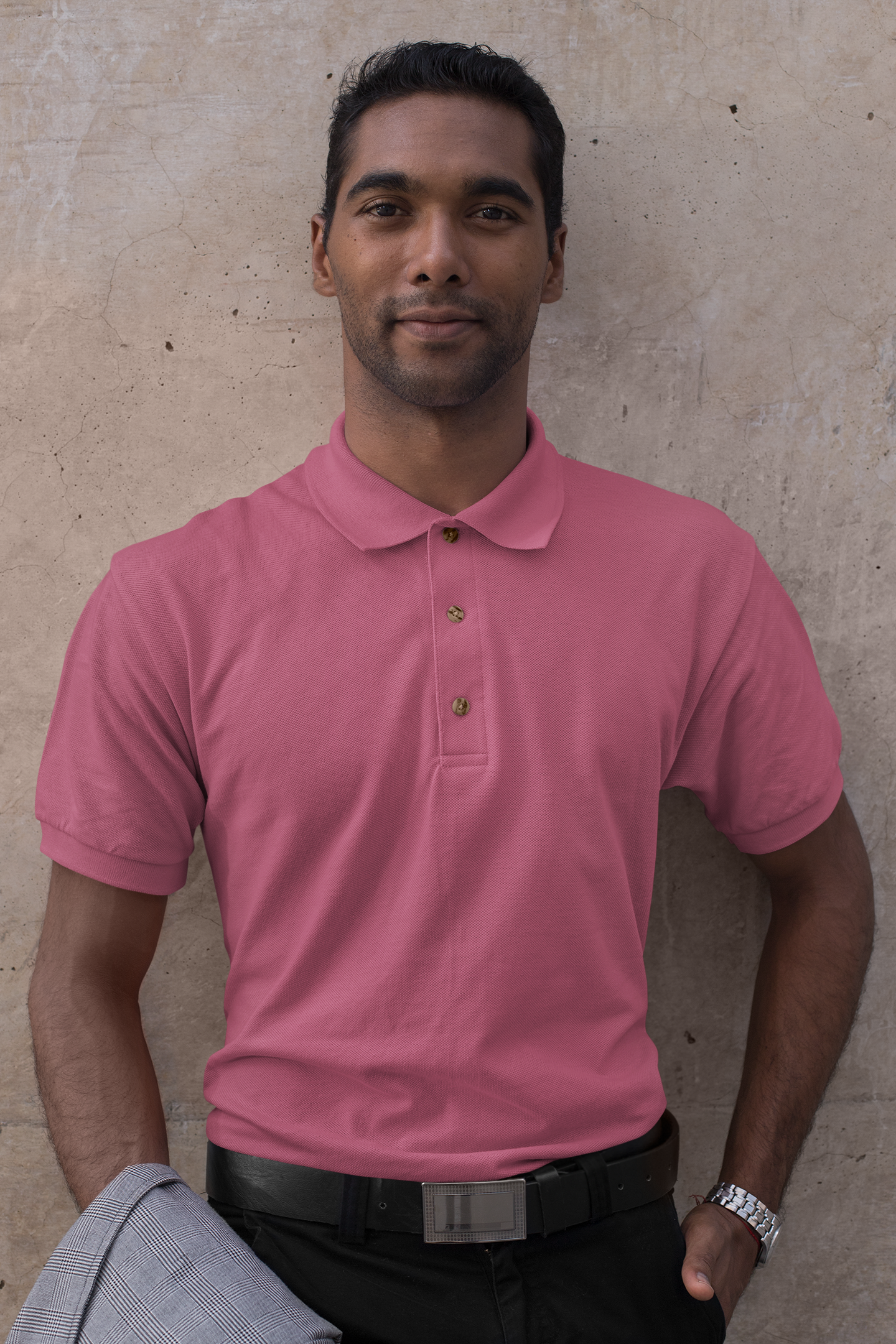 Men's Resberry Rose Prime Polo T-Shirt