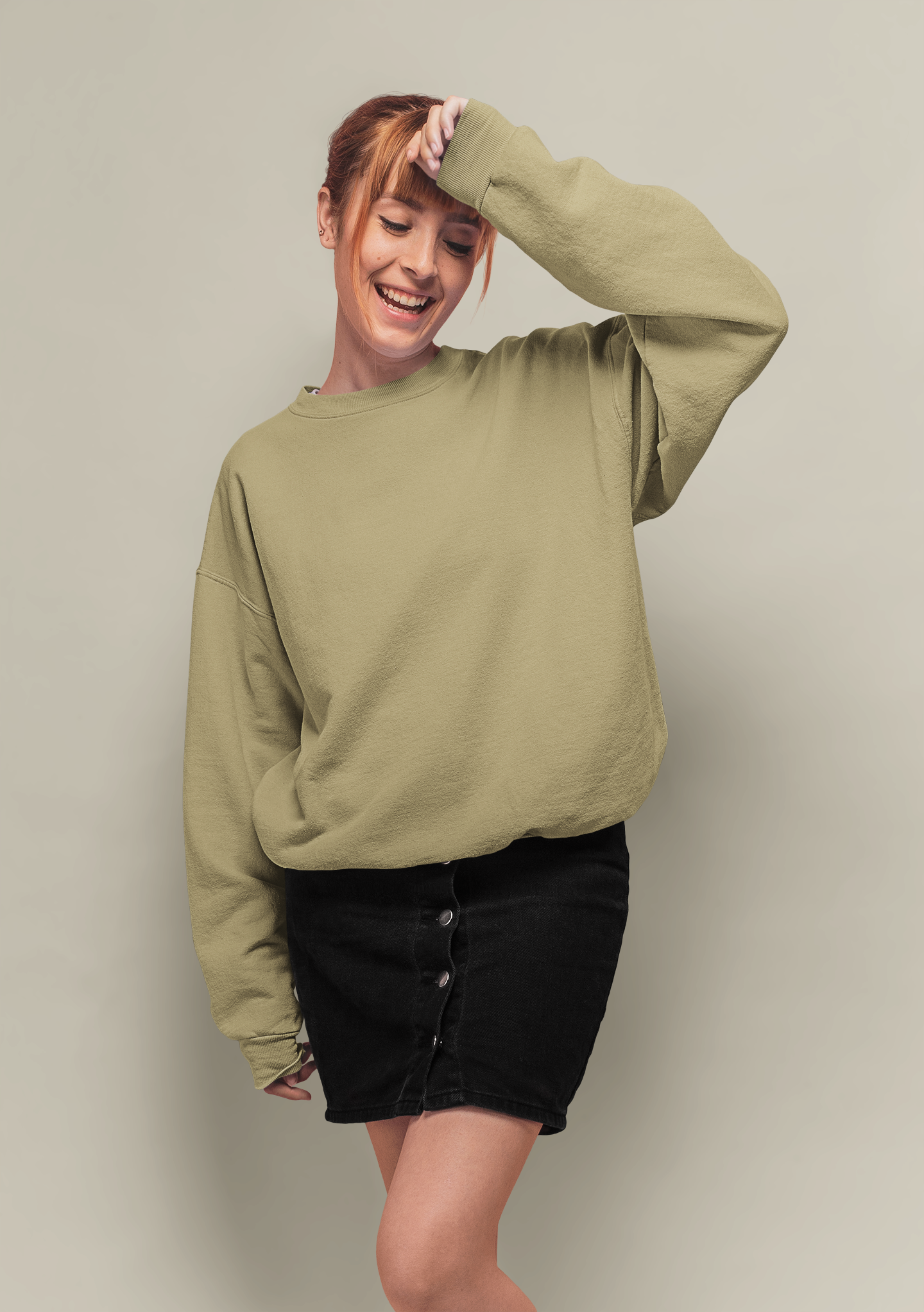 Women’s Muted Beige Sweatshirt