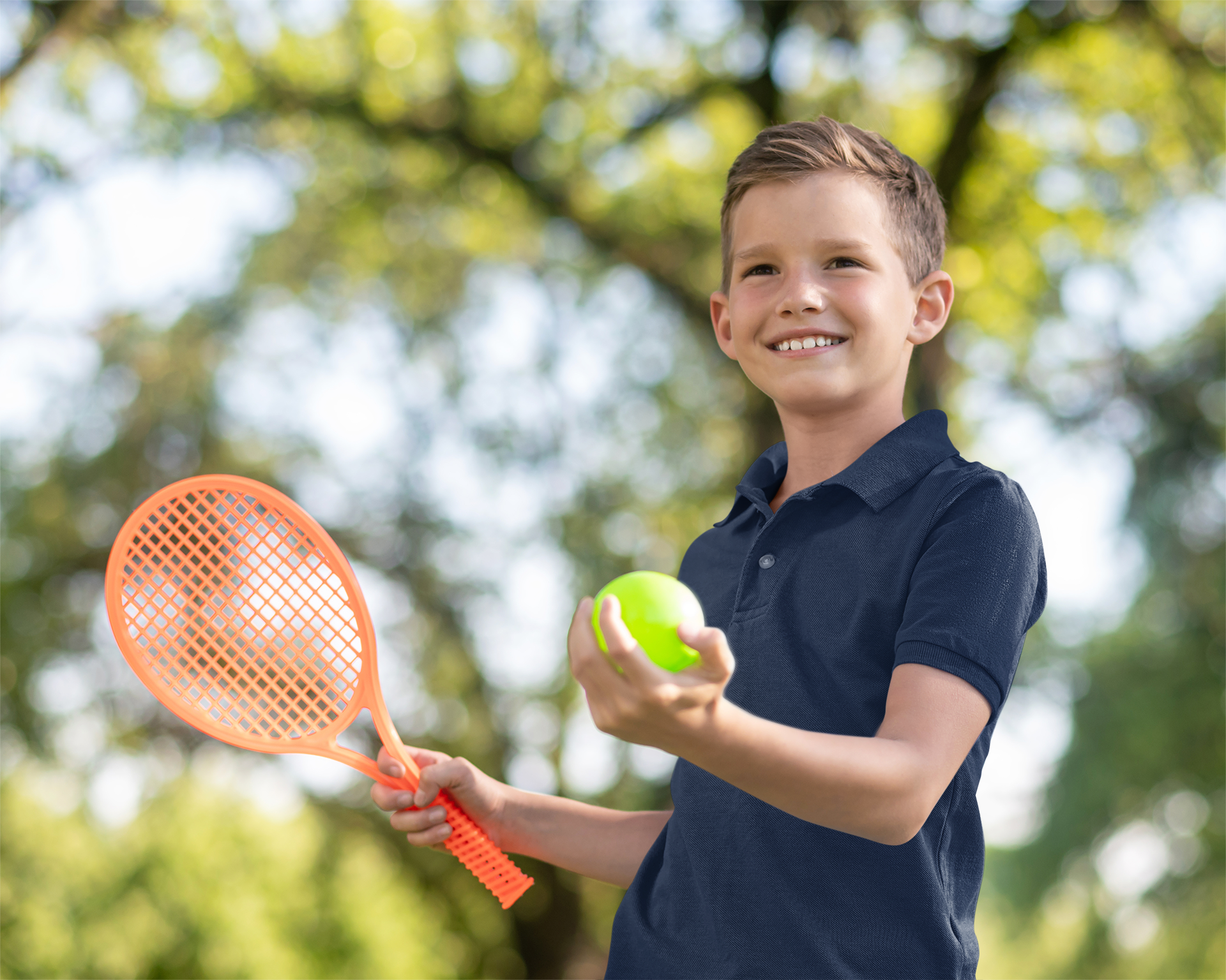 Boy's Navy Prime Polo T-Shirt