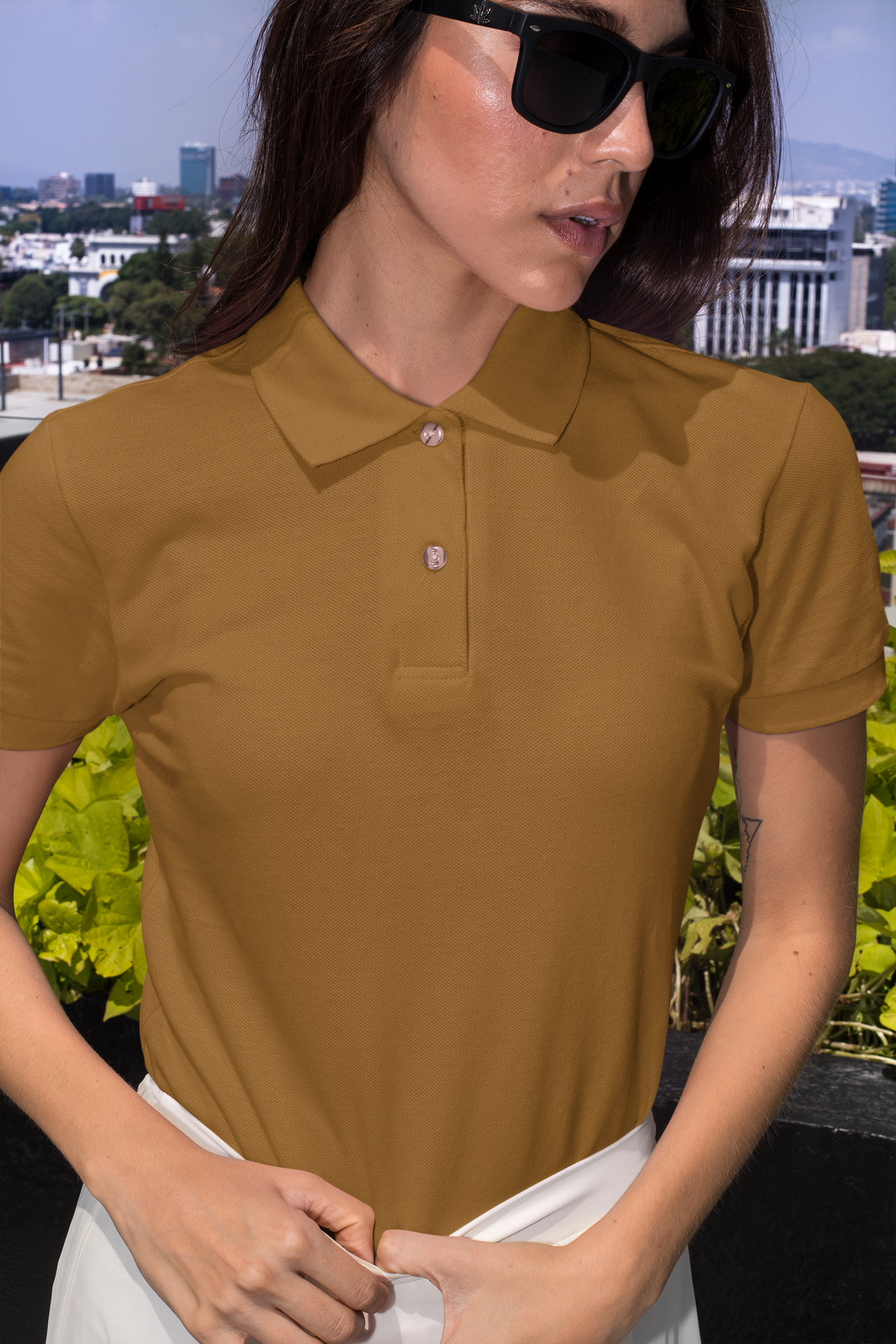 Women's Rich Gold Prime Polo T-Shirt