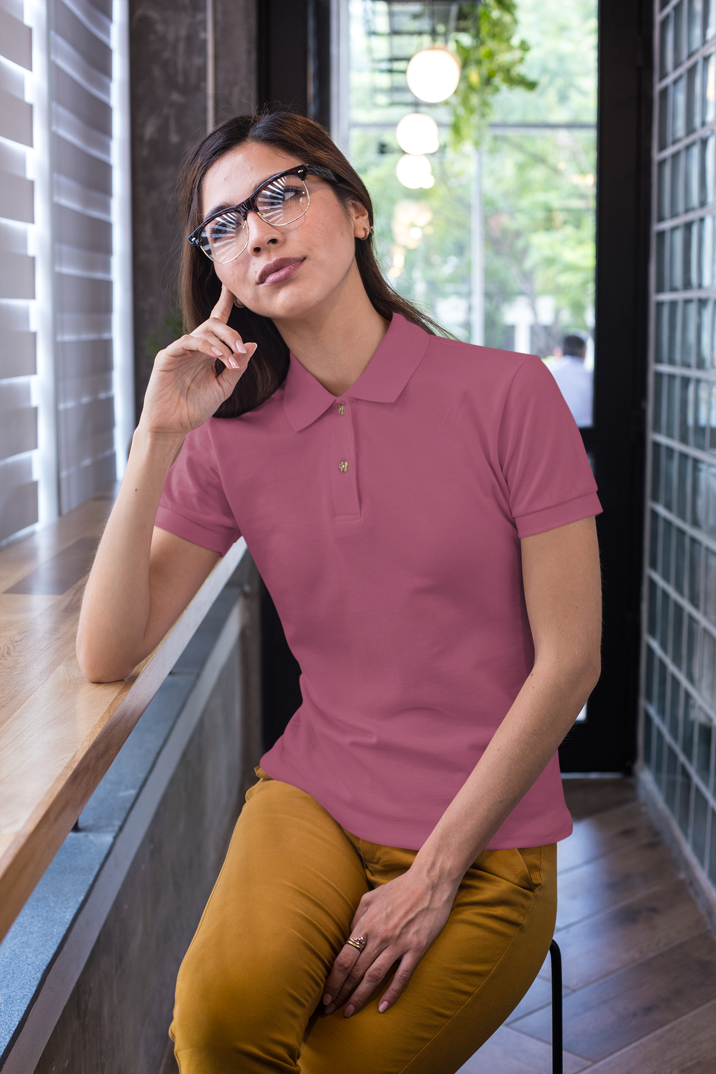 Women's Resberry Rose Prime Polo T-Shirt