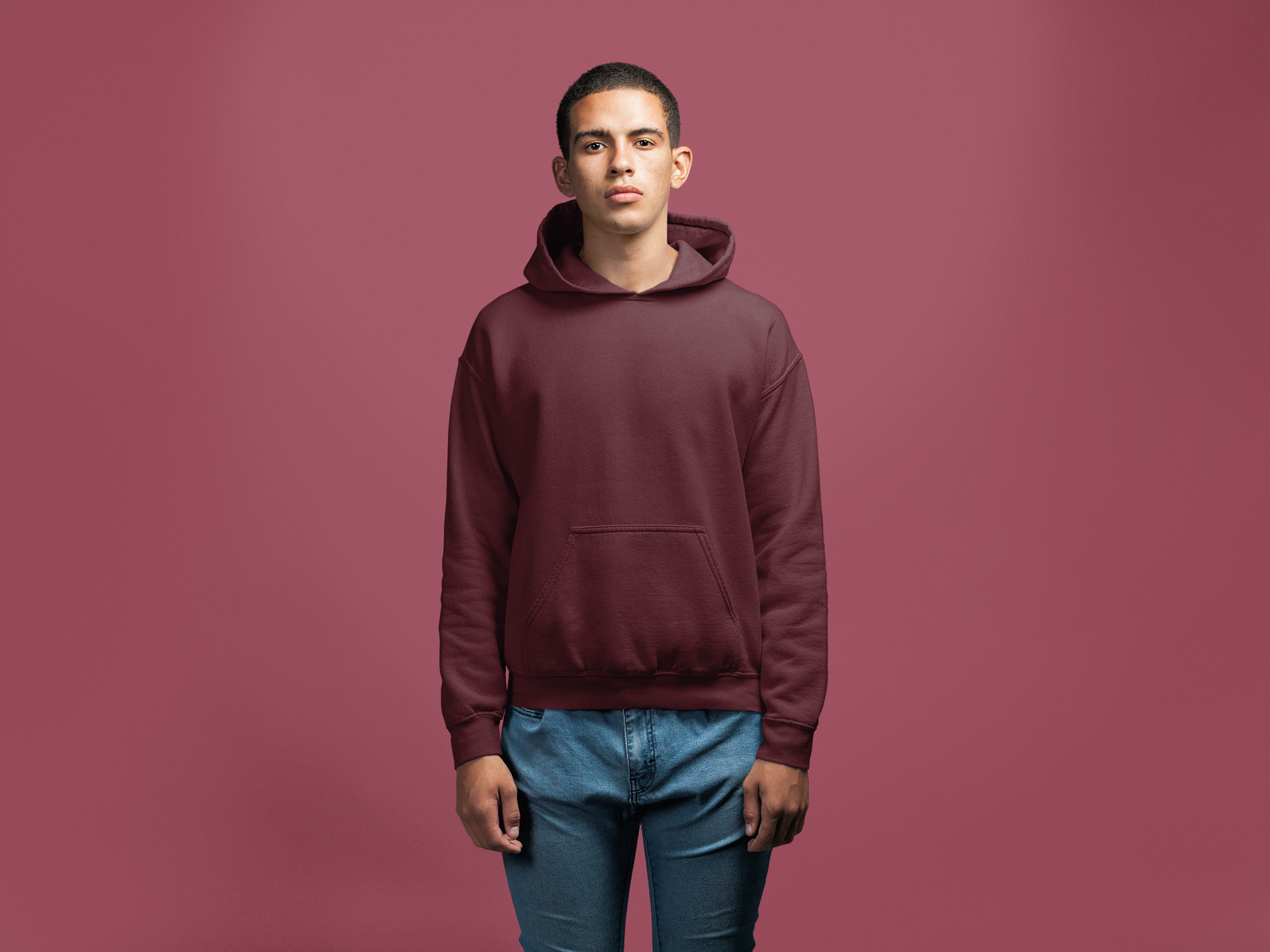 Men's Maroon Oak Hoodie