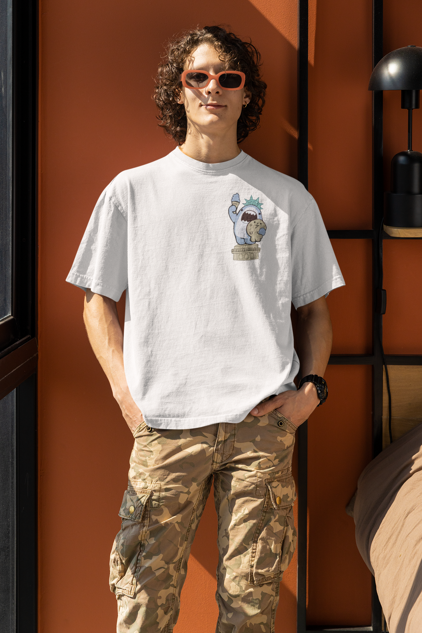 Cranky OFF WHITE Oversize T-Shirt Men