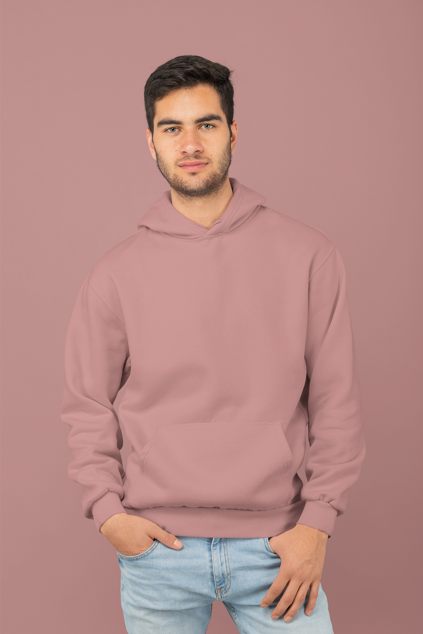 Pink Rose Men’s Hoodie