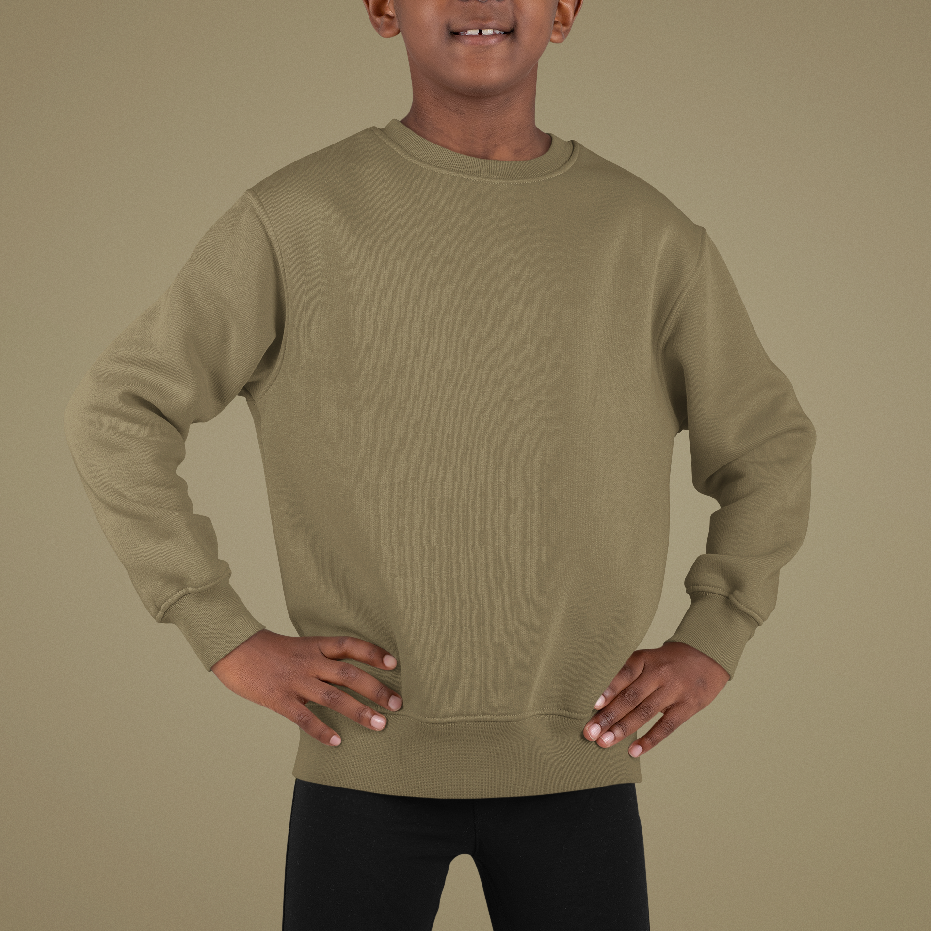 Boy's Tabacco Brown Sweatshirt